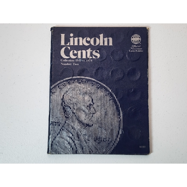 Lincoln Cents Collection Book 1941-1974 Face Value: $0.75