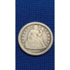 Image 1 : 1857 90% Silver Seated Liberty Dime