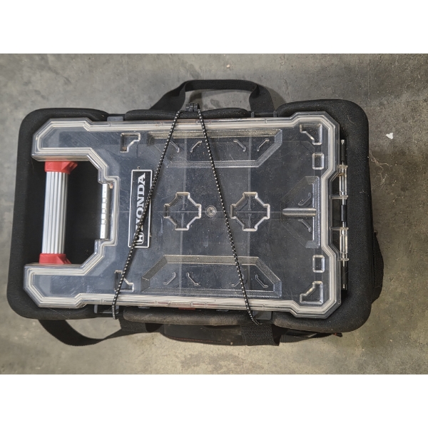 16'' Open Mouth Honda Tool Bag With Plastic Organizer Top