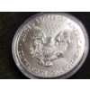 Image 4 : 1 Oz .999 Fine Silver 2018 American Eagle Round in Capsule Protector