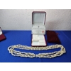 Image 3 : Stunning Camrose & Cross Jacqueline Kennedy Pearl Necklace and Gold-Tone Cross Necklace