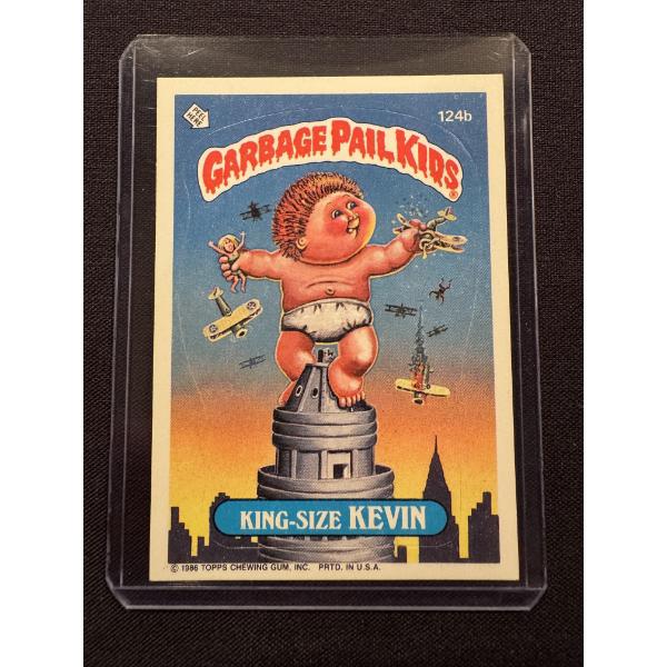 1986 Topps Garbage Pail Kids - King-Size KEVIN - 124B - Mint Condition - High Grade Card