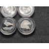Image 4 : 2000 Canada Half Dollar Birds of Prey Proof Silver 4 Coin Set