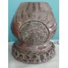 Image 2 : 2 Pc Ceramic Glazed Planter / Vase - 8' & 6"   Exc Condition
