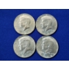Image 1 : x4 1968/1967 40% Silver Kennedy Half Dollars - FV: $2.00