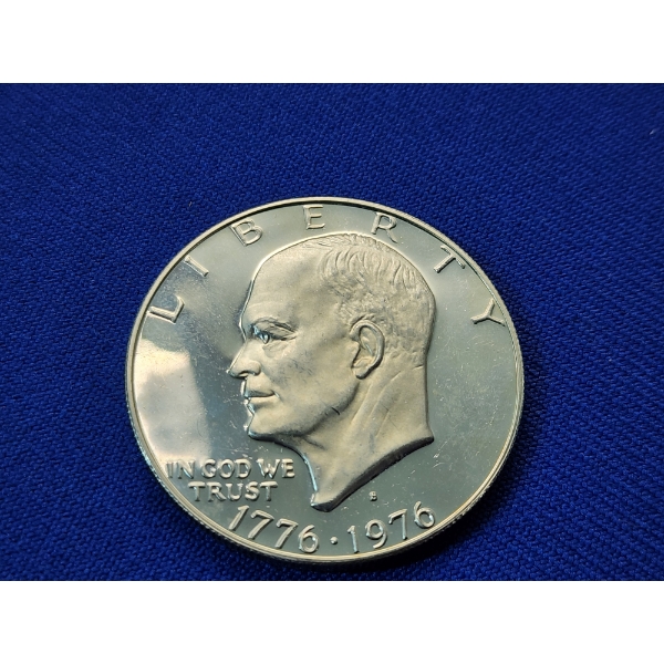 Proof-Like 1776-1976-S Bicentennial Eisenhower 40% Silver Dollar