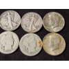 Image 3 : $4 Face Value in Assorted 90% Silver Half Dollars 