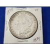 Image 1 : 1878 VF 90% Silver Morgan Dollar