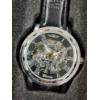 Image 2 : Very Nice, New In The Box Winner Wrist Watch With Viewable Mechanism's ~ Black Strap 
