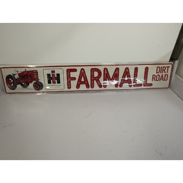 Farmall Dirt Road Sign - International Harvester 