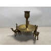 Image 3 : Vintage Middle Eastern Elaborate Brass Candle Holder 