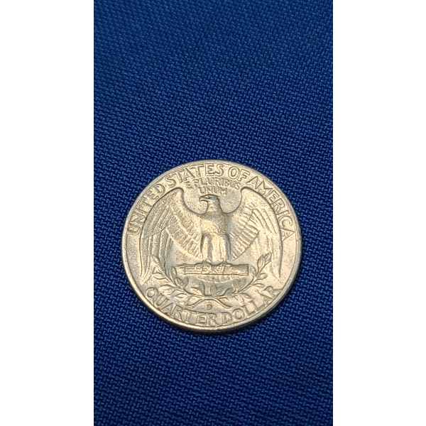 1964-D 90% Silver Washington Head Quarter - Face Value: $0.25