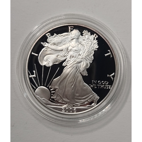 U.S 2006-W Fine Silver PROOF American Eagle From 20th Anniversary Set - See Description!