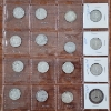 Image 3 : $4.75 Face Value in Assorted 90% Silver United States Washington Head Quarters in Binder Page