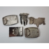 Image 2 : Lot of 5 Assorted Belt Buckles in Great Condition: FOX, Monster, Confederate Flag, Skull