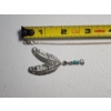 Image 8 : Sterling Silver 20" Necklace, Weight: 5.9g - Western-Style Feather Pendant (Unmarked, Not Sterl.)