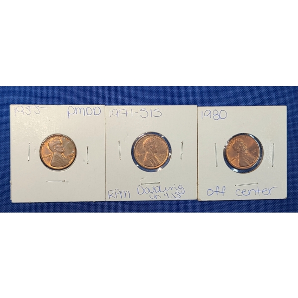 Group Of Possible Error Lincoln Wheat Cent/Lincoln Cents - Face Value: $0.03