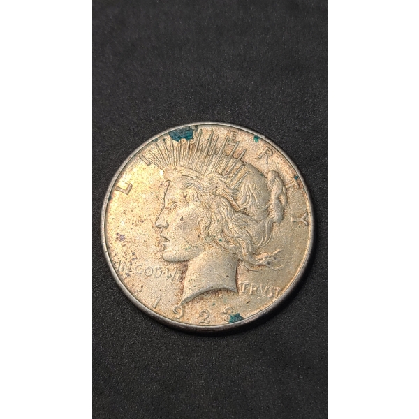 1923-S 90% Silver Peace Dollar 