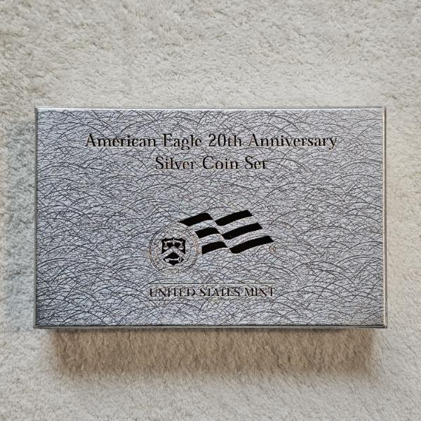 American Eagle 20th Anniversary .999 Fine Silver 2006 Coin Set - AFV $3
