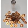 Image 1 : Roll Of Uncirculated United States 1957 & 1958 Lincoln Wheat Cents - Face Value: $0.49