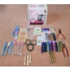 Image 1 : Assorted Craft Items incl Pen Organizer, Glitter Glue, Tweezers and More