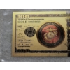 Image 3 : 24k Gold Foil Notes (2) - Gold 999999