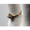 Image 3 : Lovely 10K Yellow Gold Ring With Small Clear Stone ~ SIZE 7.5 ~ Weighing 1.5 Grams