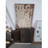 Image 6 : Vintage Barn Wood, Cupboard Doors, Mirror, 36'' Plastic Wall Clock & More! -No Shipping!