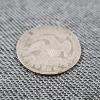 Image 2 : VERY RARE HISTORIC ~ S.Shanahbrook Canton, OH COUNTERMARKED 1818 Capped Bust 89% Silver U.S. Quarter