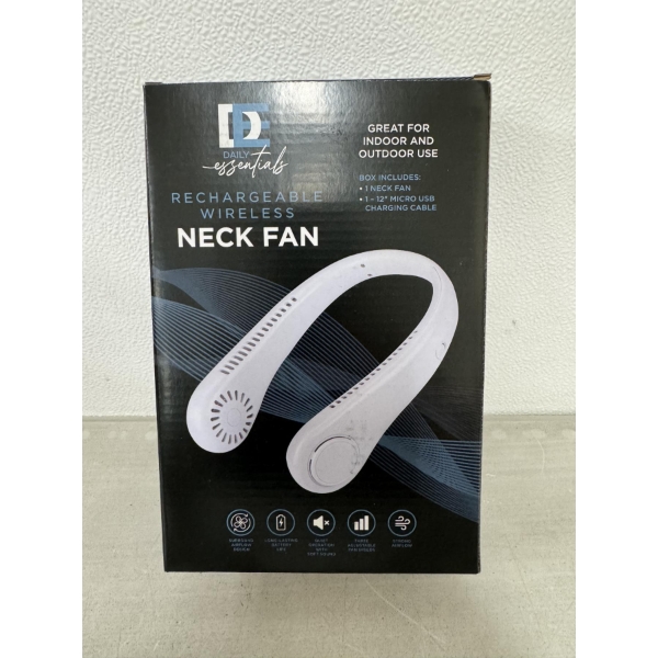 Brand New Rechargeable Wireless Neck Fan - Indoor or Outdoor - Comes With Charger