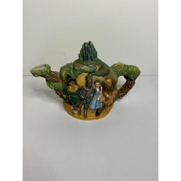 Franklin Mint "Wizard of Oz" Follow the Yellow Brick Road limited edition teapot