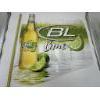 Image 1 : Large Budlight Lime Advertising Metal Sign Approx. 27"x28"