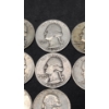 Image 4 : Assorted Years/Mint Marks 90% Silver Washington Quarters - Face Value: $2.50