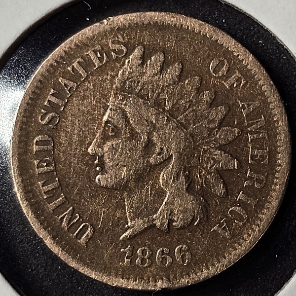 1866 Indian Head Penny