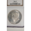Image 2 : NGC 1880-S MS 63 Morgan 90% Silver Dollar 