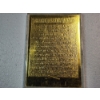 Image 4 : "The First Five Hall of Famers" 22K Gold Baseball Card: Ruth, Cobb, Wagner, Mathewson, Johnson