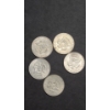 Image 2 : (5) 1968 40% Silver Kennedy Half Dollars - Face Value: $2.50