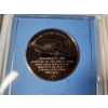 Image 4 : The Franklin Mint "Halley's Comet" Eyewitness Solid Bronze Medal w/ Display & COA
