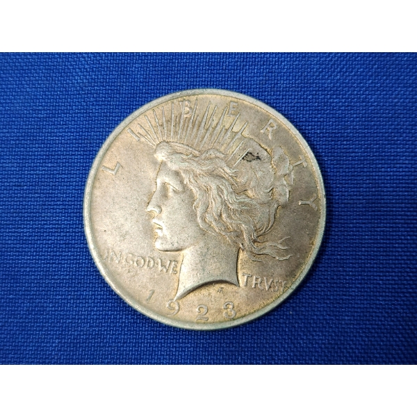 1923 90% Silver Peace Dollar