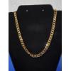 Image 1 : Gold-Tone Sterling Silver Chain-Link 20in" Necklace - Total Weight: 45.3g