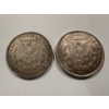 Image 2 : 2 - 1921 United States Morgan Silver Dollars In Mint Condition - Guaranteed Authentic