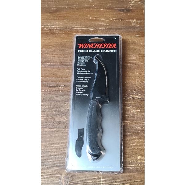 New In Packaging Winchester Stainless Steel Fixed Blade Skinner Knife With Sheath 