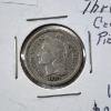 Image 2 : United States 1881 Three Cent Piece