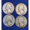Image 4 : Lot of 20 Assorted Year 90% Silver Washington Quarters, FV $5.00