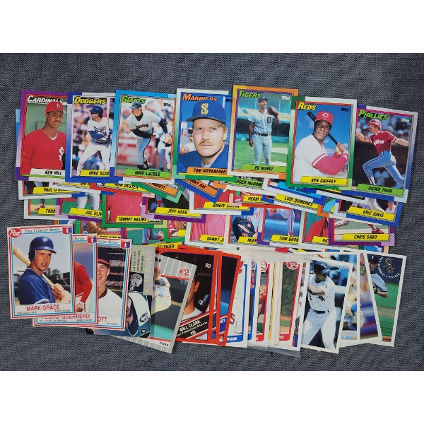Large Group of Assorted Baseball Trading Cards Including Post Cereal Cards, Ken Griffey & MORE!