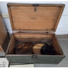 Image 3 : Vintage Bottle Collection, 14.5''x12'' Wood Shutters, 11''x12''x60'' Storage Shelf, Wood 30''x11''x1