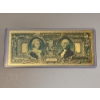 Image 2 : U.S. One Silver Dollar Gold Foil .99999999 - 24K Note In Protective Holder - Mint Condition