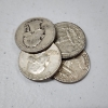 Image 1 : Four Assorted United States 90% Silver Quarters ~ $1.00 Face Value 