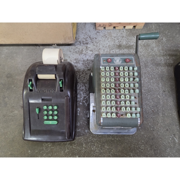 Pick Up Off Site- 115 Ely St. Alliance Oh. Vintage Adding Machines