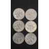 Image 2 : (6) 1967/1968 40% Silver Kennedy Half Dollars - Face Value: $3.00